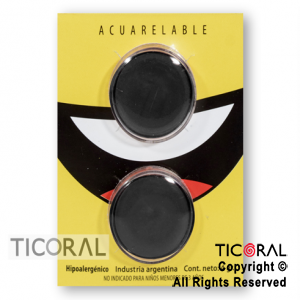 MAQUILLAJE ARTISTICO NEGRO NEGRO (4GR SET X 2) x 1